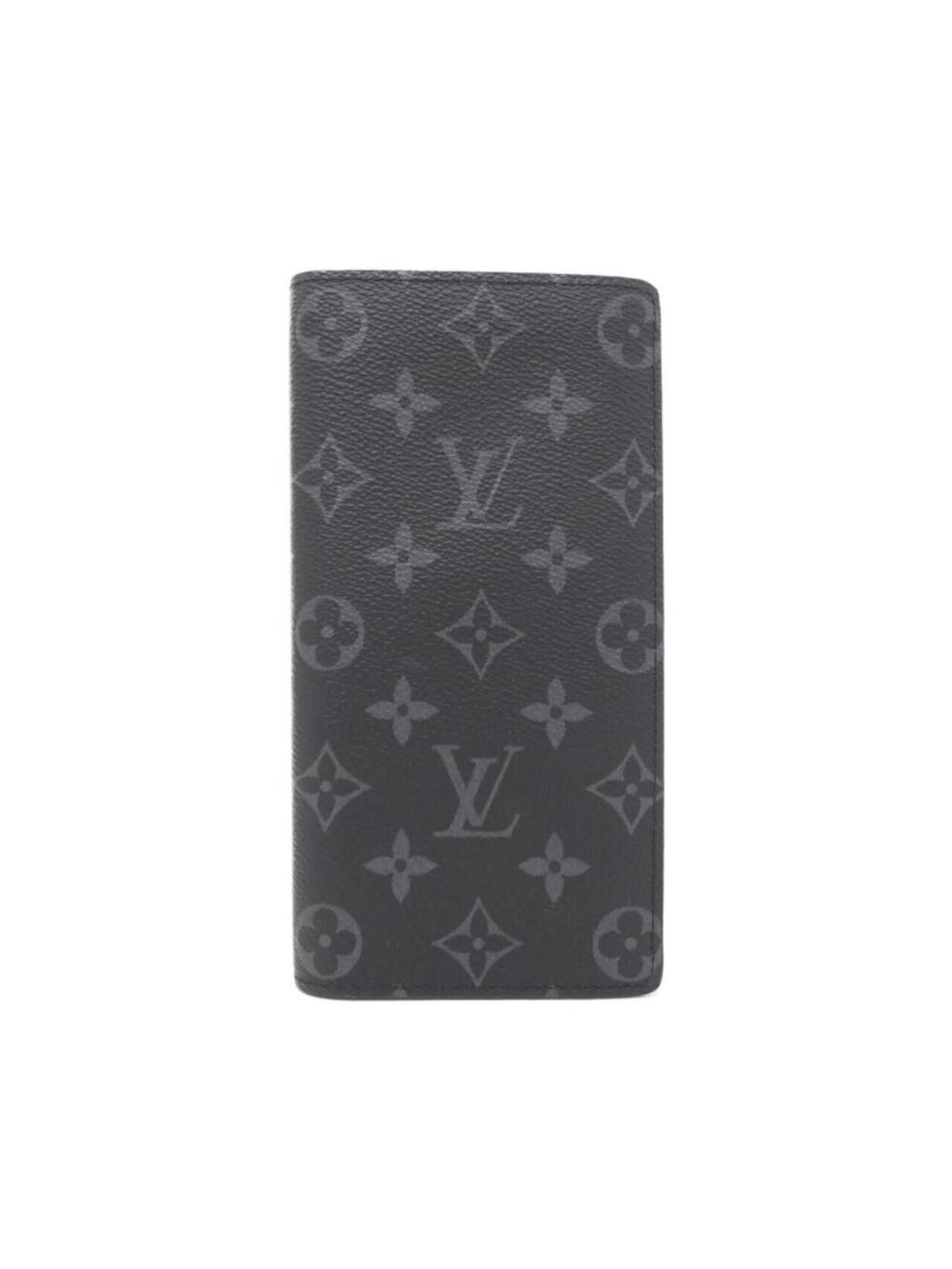 Louis Vuitton Monogram Eclipse Portefeuille Brazza Wallet